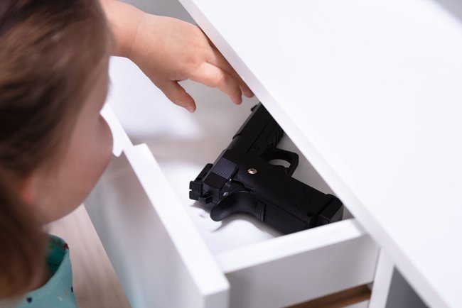 How should parents keep their children safe with guns.?
